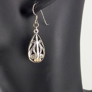 925 Silver Tear Drop Earrings